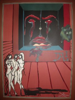 Obsession of the Heart EA 1976 Limited Edition Print - Salvador Dali Obsession of the Heart EA 1976 Limited Edition Print - Salvador Dali