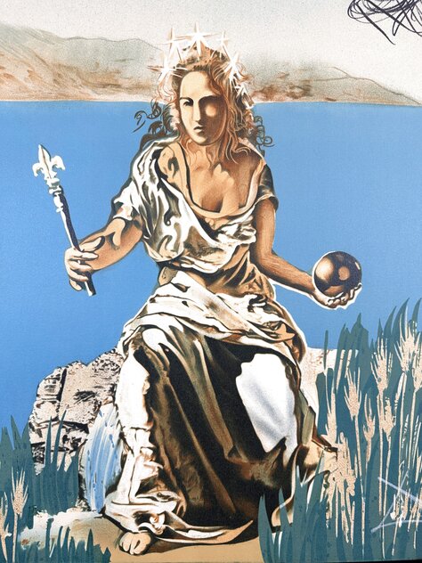 Visions Surrealist Coronation of Gala EA1976 HS by Salvador Dali