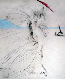 Les Aigrettes (The Egrets) 1969 (Early) Limited Edition Print - Salvador Dali Les Aigrettes (The Egrets) 1969 (Early) Limited Edition Print - Salvador Dali