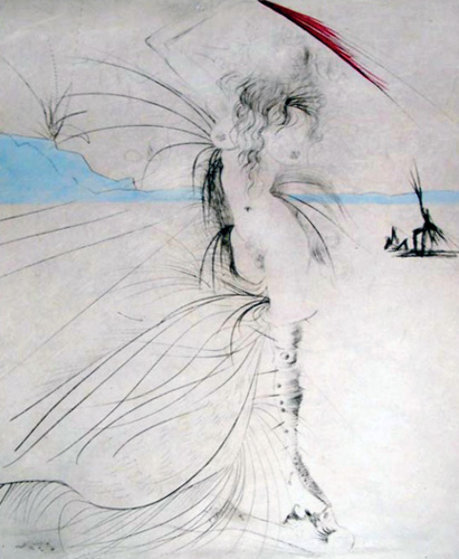 Les Aigrettes (The Egrets) 1969 (Early) Limited Edition Print by Salvador Dali Les Aigrettes (The Egrets) 1969 (Early) Limited Edition Print by Salvador Dali