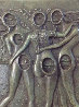 Three Graces Bas Relief Bronze Sculpture 1977 Sculpture by Salvador Dali - 1