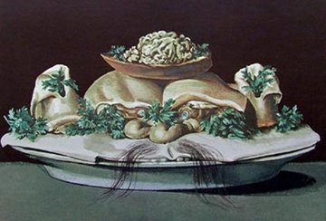 Diners de Gala: Supremes of Lilliputian Malaises 1971 Limited Edition Print - Salvador Dali Diners de Gala: Supremes of Lilliputian Malaises 1971 Limited Edition Print - Salvador Dali