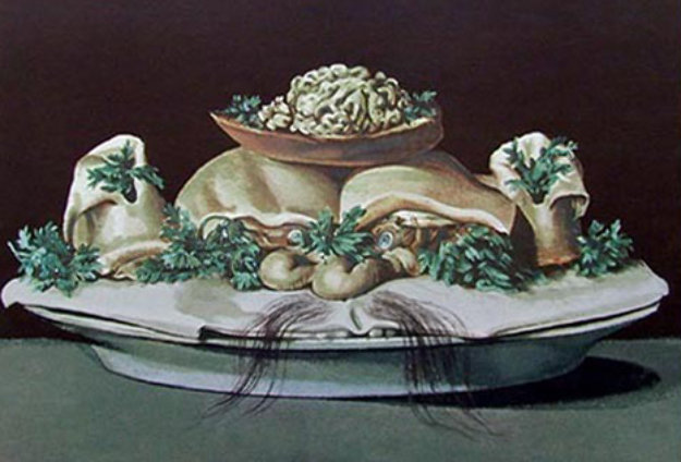Diners De Gala Supremes Of Lilliputian Malaises 1971 By Salvador Dali