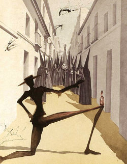Bird Has Flown from Carmen Suite AP 1970 Limited Edition Print - Salvador Dali Bird Has Flown from Carmen Suite AP 1970 Limited Edition Print - Salvador Dali