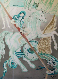 Lance of Chivalry 1978 Limited Edition Print - Salvador Dali Lance of Chivalry 1978 Limited Edition Print - Salvador Dali