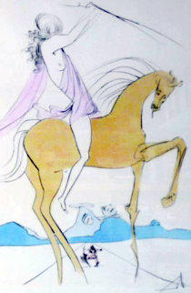 Amazone and Cavalier a La Rose, Set of 2 1973 Limited Edition Print - Salvador Dali Amazone and Cavalier a La Rose, Set of 2 1973 Limited Edition Print - Salvador Dali