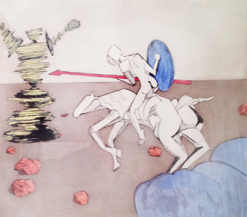 Quest 1981 Limited Edition Print - Salvador Dali Quest 1981 Limited Edition Print - Salvador Dali
