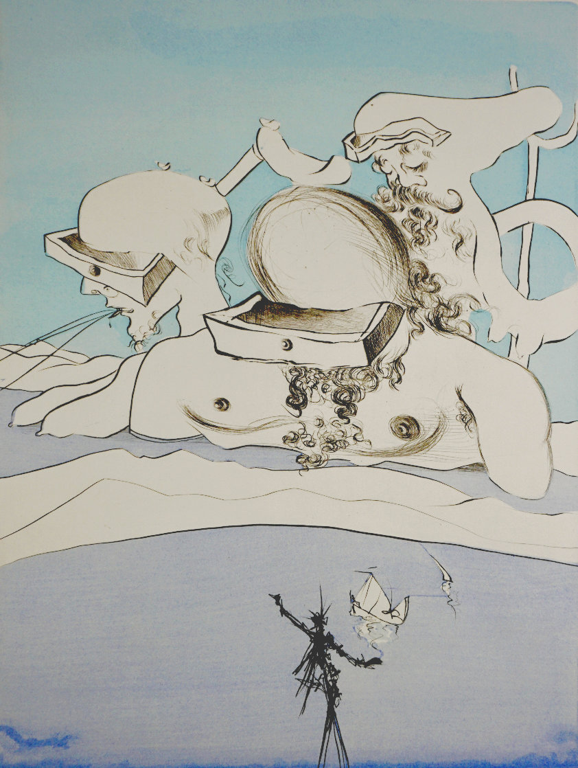 After 50 Years of Surrealism: Flung Out Like a Fag EA 1974 Limited Edition Print by Salvador Dali