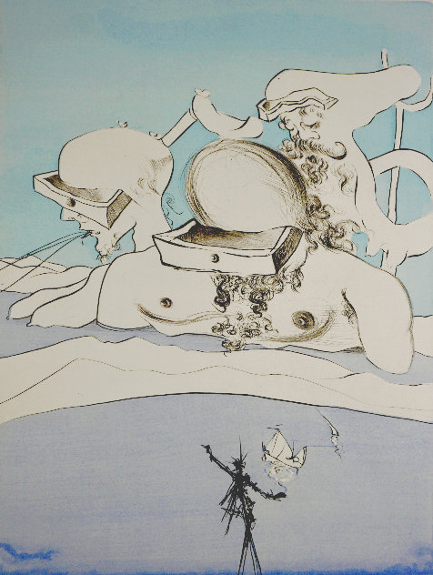After 50 Years of Surrealism: Flung Out Like a Fag EA 1974 HS Limited Edition Print by Salvador Dali