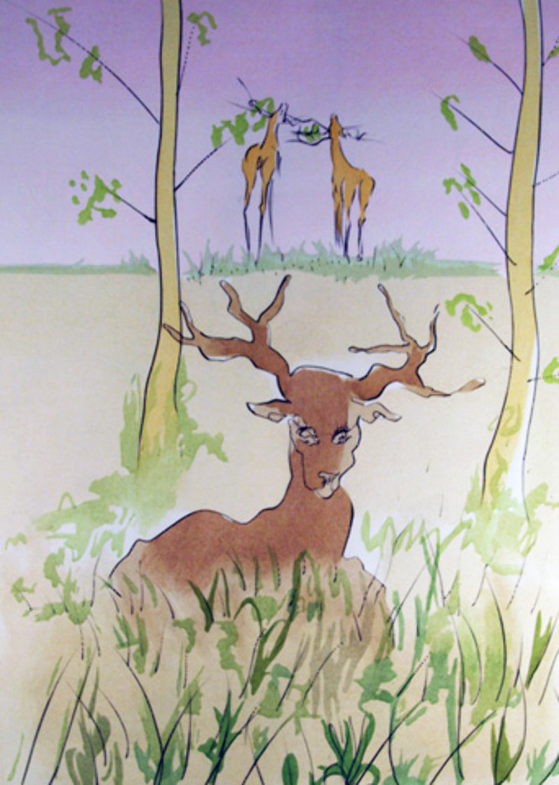 Le Cerf Malade 1974 Limited Edition Print by Salvador Dali Le Cerf Malade 1974 Limited Edition Print by Salvador Dali