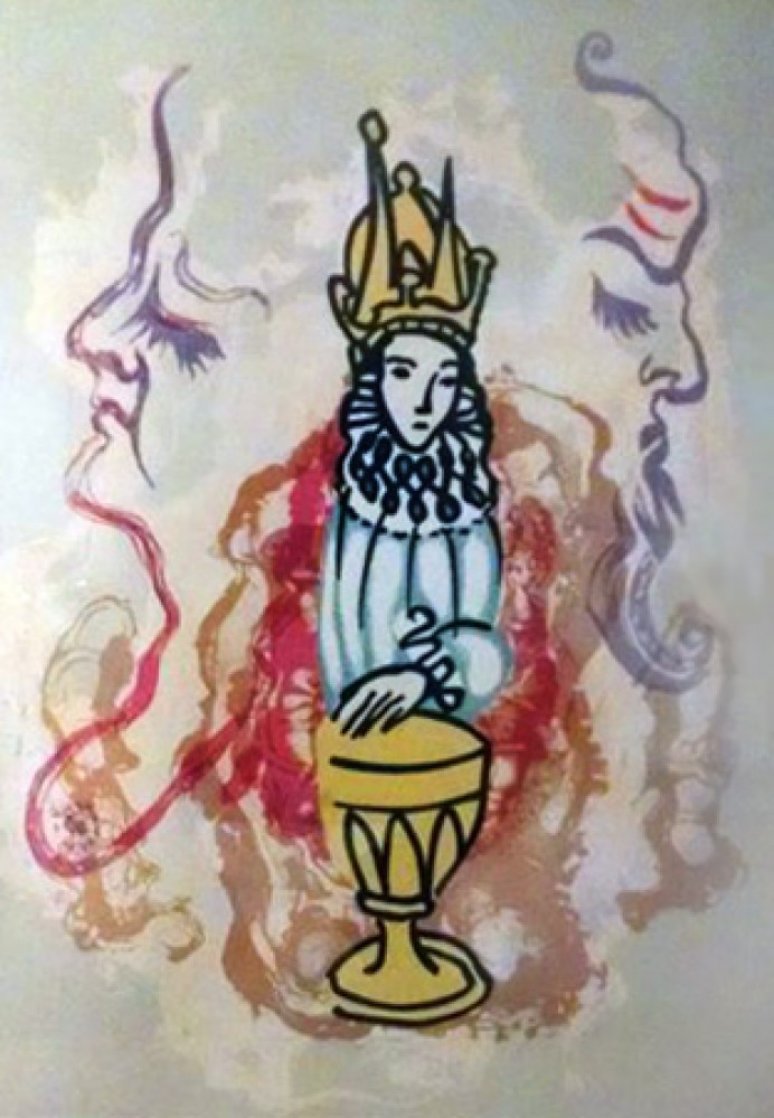 Prince of Cups 1979 Limited Edition Print by Salvador Dali Prince of Cups 1979 Limited Edition Print by Salvador Dali