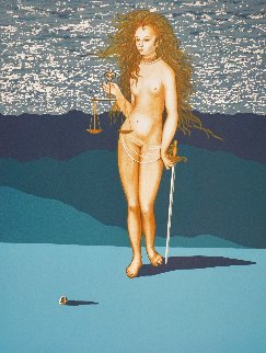 Goddess of Justice 1977 Limited Edition Print - Salvador Dali