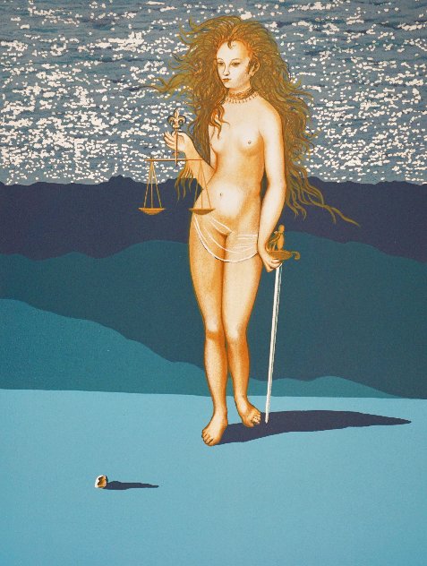 Goddess of Justice 1977 Limited Edition Print by Salvador Dali