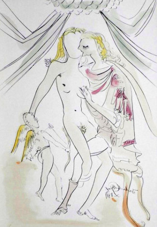 Hommage a Albrecht Durer Venus, Mars Et Cupidon 1971 Limited Edition Print - Salvador Dali