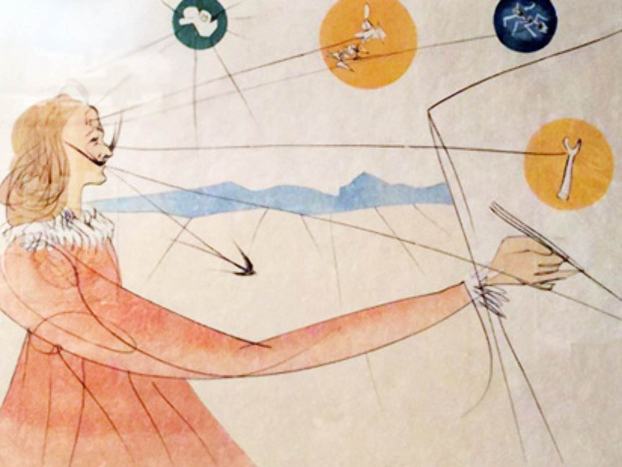 Imaginations Suite - Dalinean Prophecy 1975 Limited Edition Print by Salvador Dali Imaginations Suite - Dalinean Prophecy 1975 Limited Edition Print by Salvador Dali