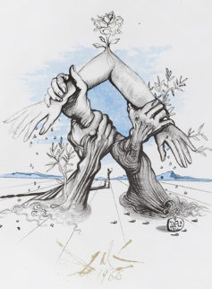 Five Continents 1966 (Early) Limited Edition Print - Salvador Dali