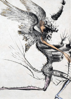 Le Demon Aile (Venus Aux Fourrures)  1970 Limited Edition Print - Salvador Dali