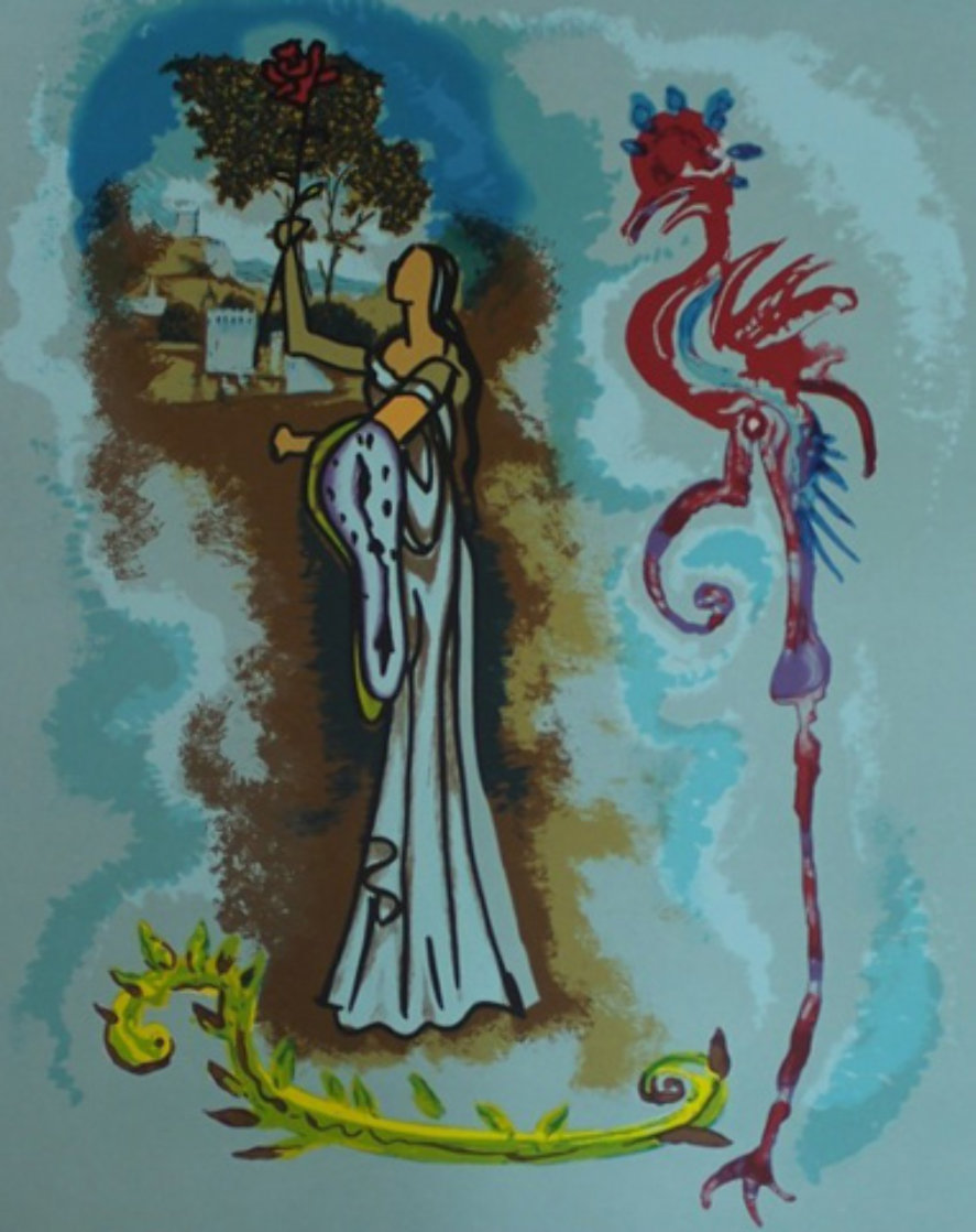 Rowena, From Ivanhoe 1978 Limited Edition Print by Salvador Dali Rowena, From Ivanhoe 1978 Limited Edition Print by Salvador Dali