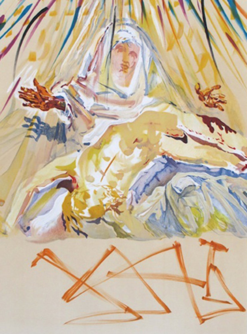 La Pieta Nera 1973 Limited Edition Print by Salvador Dali