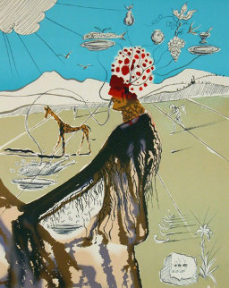 Earth Goddess (Chef) 1980 Limited Edition Print - Salvador Dali Earth Goddess (Chef) 1980 Limited Edition Print - Salvador Dali