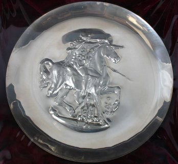 Unicorn Dyonisiaque Silver Medallion 1971 Other - Salvador Dali Unicorn Dyonisiaque Silver Medallion 1971 Other - Salvador Dali