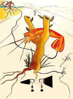 Great Inventions Telephone 1975 Limited Edition Print - Salvador Dali Great Inventions Telephone 1975 Limited Edition Print - Salvador Dali