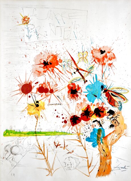 Le Sacre Du Printemps EA 1966 - EARLY - HS by Salvador Dali