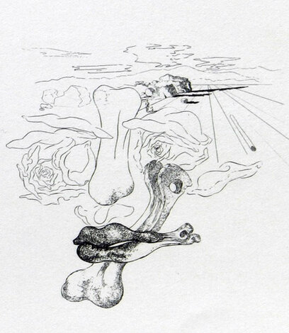 Les Chants De Maldoror 1934 (Early) HS Limited Edition Print - Salvador Dali