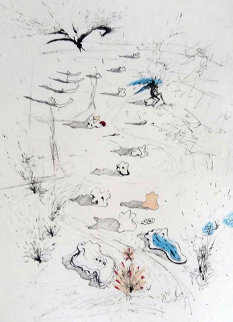 Les Trenches 1967 Limited Edition Print - Salvador Dali