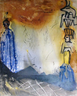 Moses And Monotheism Nightmare of Moses 1975 Limited Edition Print - Salvador Dali Moses And Monotheism Nightmare of Moses 1975 Limited Edition Print - Salvador Dali