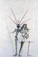 Poems Secrets Frontispiece 1967 (early) Rare Limited Edition Print by Salvador Dali - 0 Poems Secrets Frontispiece 1967 (early) Rare Limited Edition Print by Salvador Dali - 0