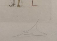 Poems Secrets Frontispiece 1967 (early) Rare Limited Edition Print by Salvador Dali - 2 Poems Secrets Frontispiece 1967 (early) Rare Limited Edition Print by Salvador Dali - 2