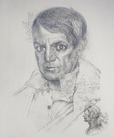 Portrait of Picasso 1970 Limited Edition Print - Salvador Dali