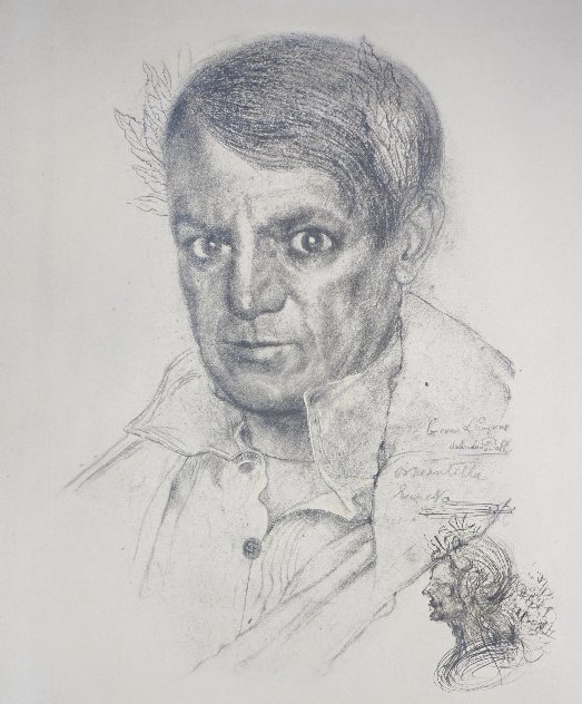 Portrait of Picasso 1970 Limited Edition Print by Salvador Dali