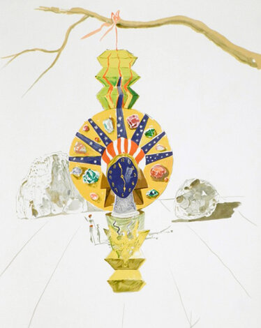 American Clock From Time Series 1976 - Museum Framed Limited Edition Print - Salvador Dali