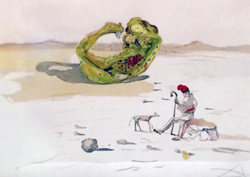 Desert Watch, From Time Series 1976 Limited Edition Print - Salvador Dali Desert Watch, From Time Series 1976 Limited Edition Print - Salvador Dali