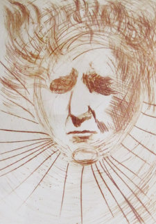 David Ben-Gurion 1968 Limited Edition Print - Salvador Dali David Ben-Gurion 1968 Limited Edition Print - Salvador Dali
