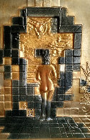 Lincoln in Dalivision Bronze Wall Sculpture 1975 Sculpture by Salvador Dali - 0 Lincoln in Dalivision Bronze Wall Sculpture 1975 Sculpture by Salvador Dali - 0
