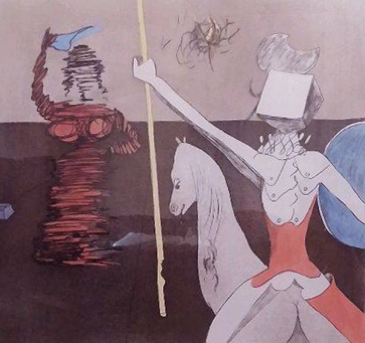 Off To Battle 1980 Limited Edition Print by Salvador Dali