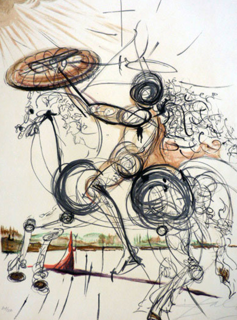 Crazy Horse 1968 (Early and Rare) Limited Edition Print by Salvador Dali Crazy Horse 1968 (Early and Rare) Limited Edition Print by Salvador Dali