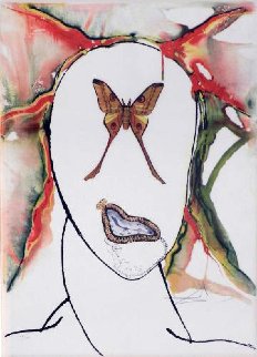 Papillon Series: Kabuki Dancer Limited Edition Print - Salvador Dali Papillon Series: Kabuki Dancer Limited Edition Print - Salvador Dali