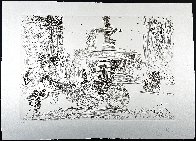 New York City Plaza 1964 (Early) Limited Edition Print by Salvador Dali - 1 New York City Plaza 1964 (Early) Limited Edition Print by Salvador Dali - 1