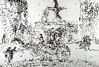 New York City Plaza 1964 (Early) Limited Edition Print by Salvador Dali - 2 New York City Plaza 1964 (Early) Limited Edition Print by Salvador Dali - 2