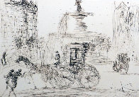 New York City Plaza 1964 (Early) Limited Edition Print by Salvador Dali - 0 New York City Plaza 1964 (Early) Limited Edition Print by Salvador Dali - 0
