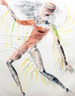 Hippies the Cosmonaut 1969 (Early) Limited Edition Print - Salvador Dali Hippies the Cosmonaut 1969 (Early) Limited Edition Print - Salvador Dali