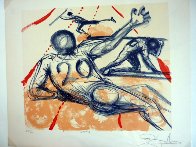 Sports Set of 2 Lithographs 1973 Limited Edition Print by Salvador Dali - 3 Sports Set of 2 Lithographs 1973 Limited Edition Print by Salvador Dali - 3