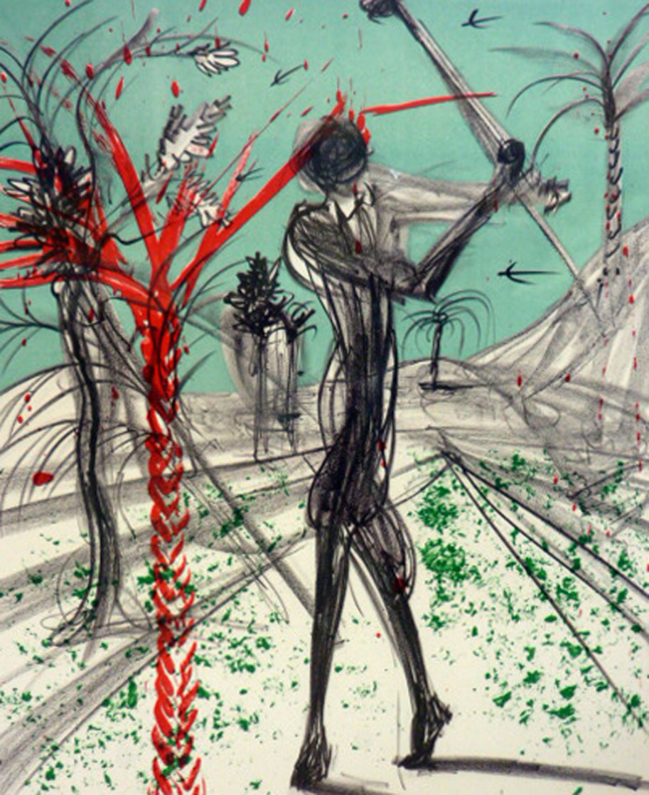Sports Set of 2 Lithographs 1973 Limited Edition Print by Salvador Dali Sports Set of 2 Lithographs 1973 Limited Edition Print by Salvador Dali