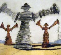 Historia De Don Quixote De La Mancha - The Spinning Man 1980 Limited Edition Print by Salvador Dali - 0 Historia De Don Quixote De La Mancha - The Spinning Man 1980 Limited Edition Print by Salvador Dali - 0
