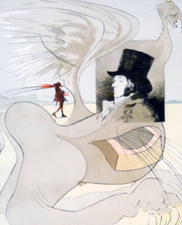 Les Caprice De Goya 1977 Limited Edition Print - Salvador Dali Les Caprice De Goya 1977 Limited Edition Print - Salvador Dali