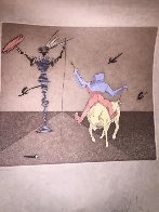 Master And Squire From Histria De Don Quichotte De La Mancha Portfolio AP 1980 Limited Edition Print by Salvador Dali - 1 Master And Squire From Histria De Don Quichotte De La Mancha Portfolio AP 1980 Limited Edition Print by Salvador Dali - 1